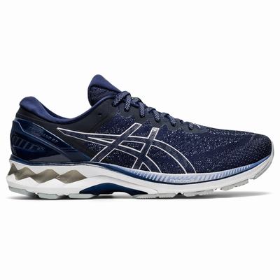 Asics Gel-Kayano 27 - Miesten Juoksukengät - Laivastonsininen/Harmaat